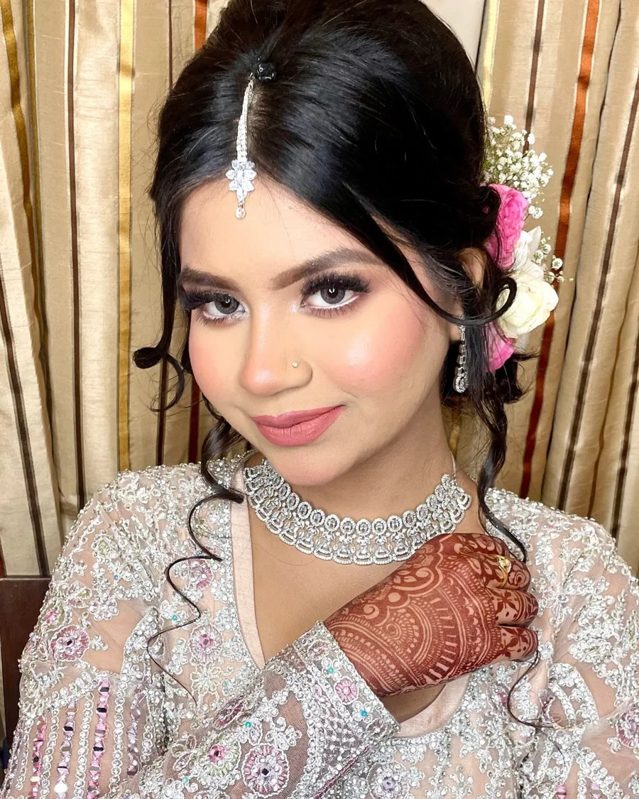 Engagement makeup portrait