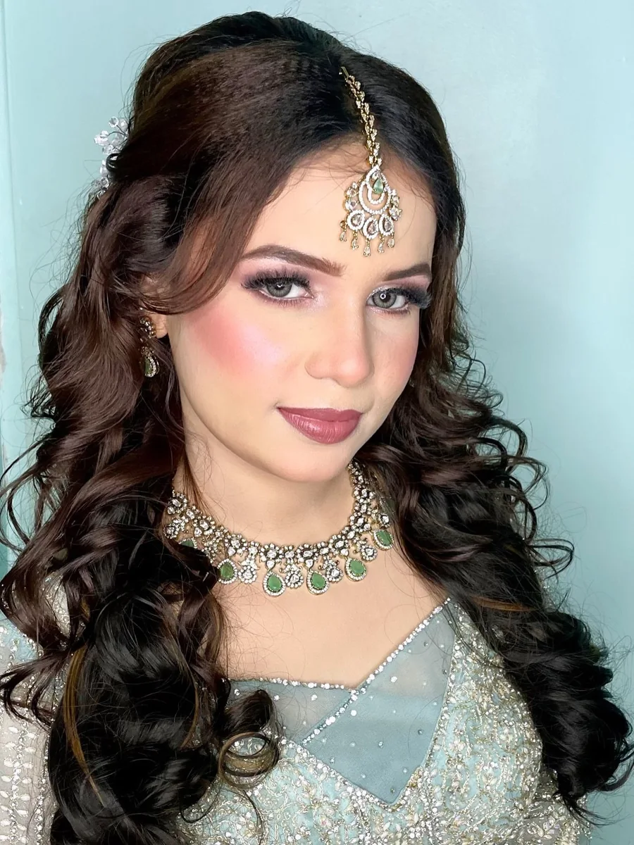 Engagement makeup portrait