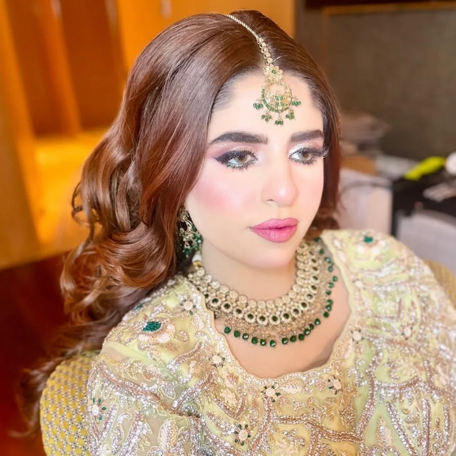 Bridal makeup portrait
