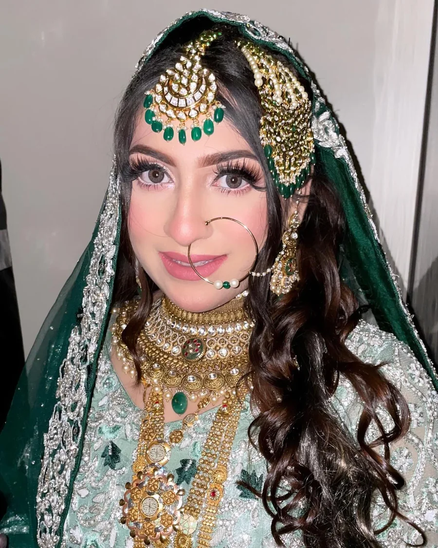 Bridal makeup portrait