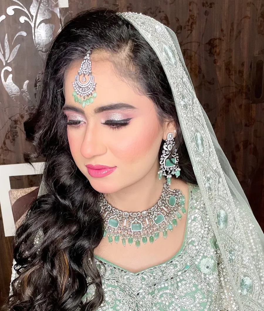 Reception makeup — portrait 2