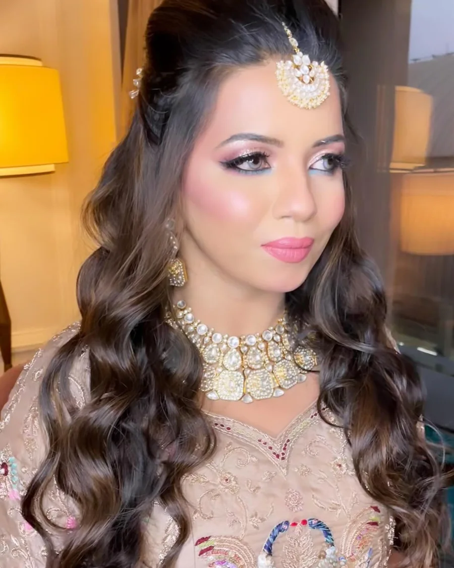 Bridal makeup portrait