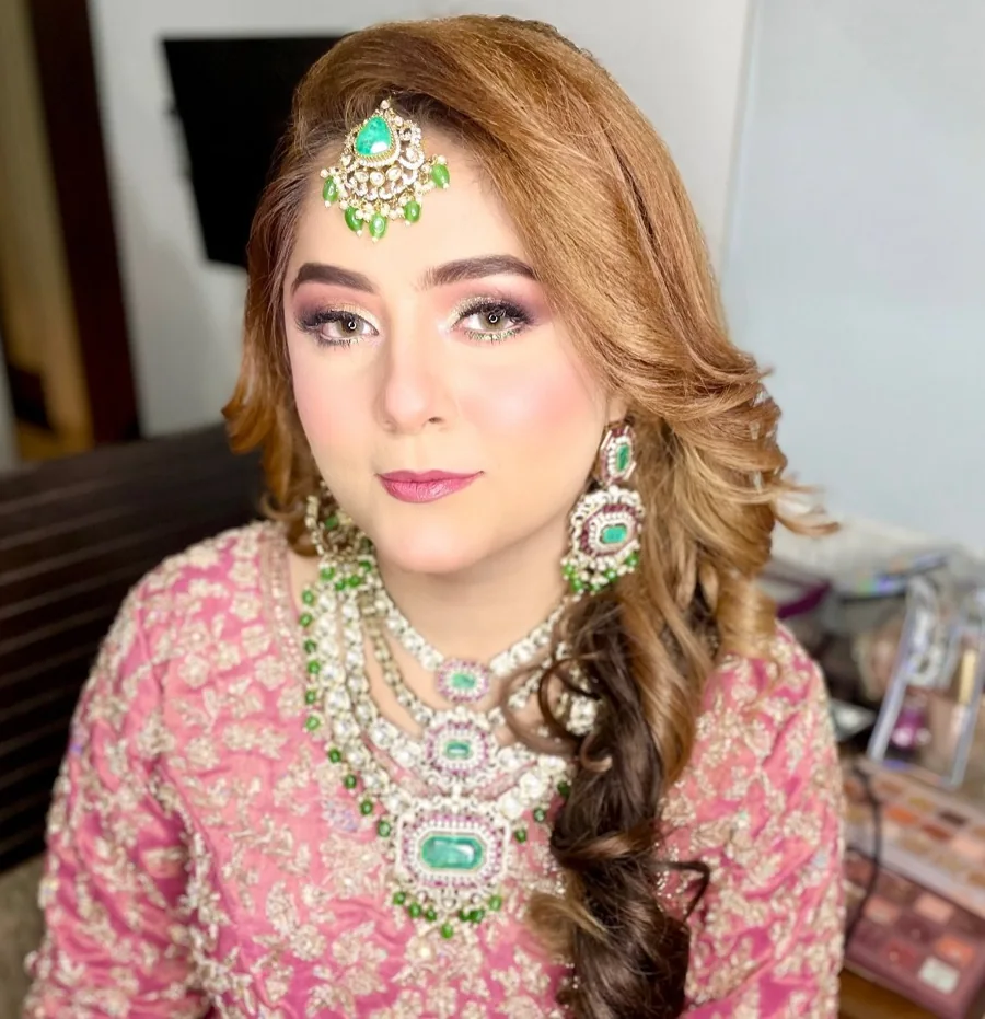 Bridal makeup portrait
