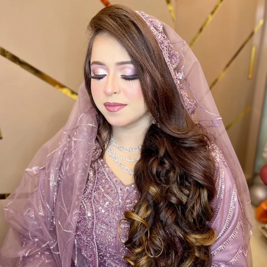Bridal makeup portrait