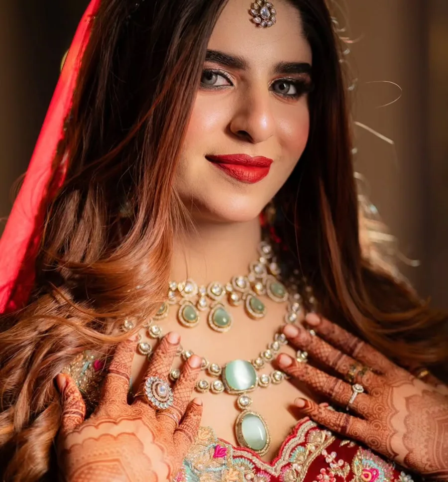 Reception makeup portrait