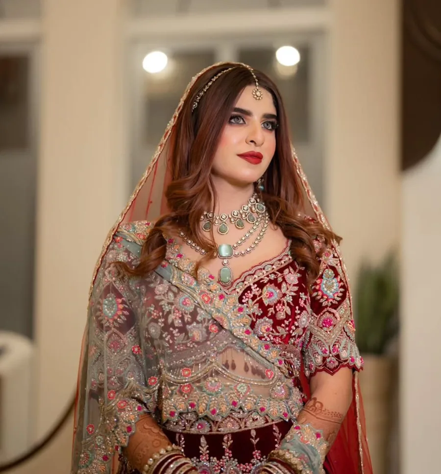 Reception makeup — portrait 2