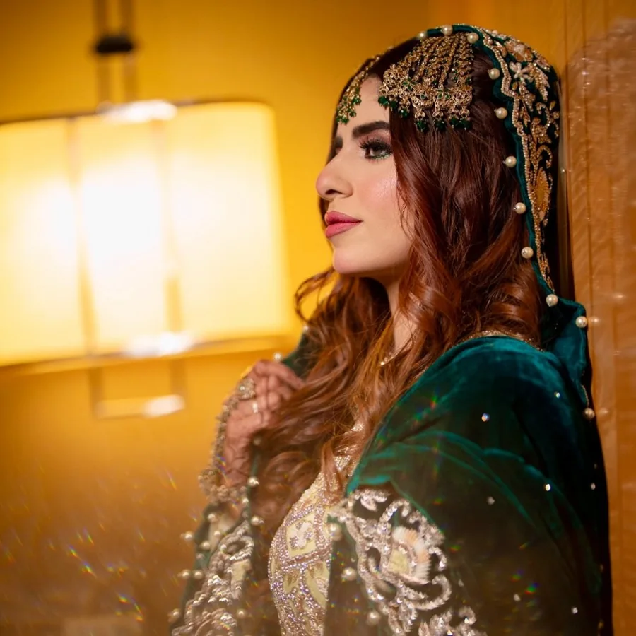 Bridal makeup portrait