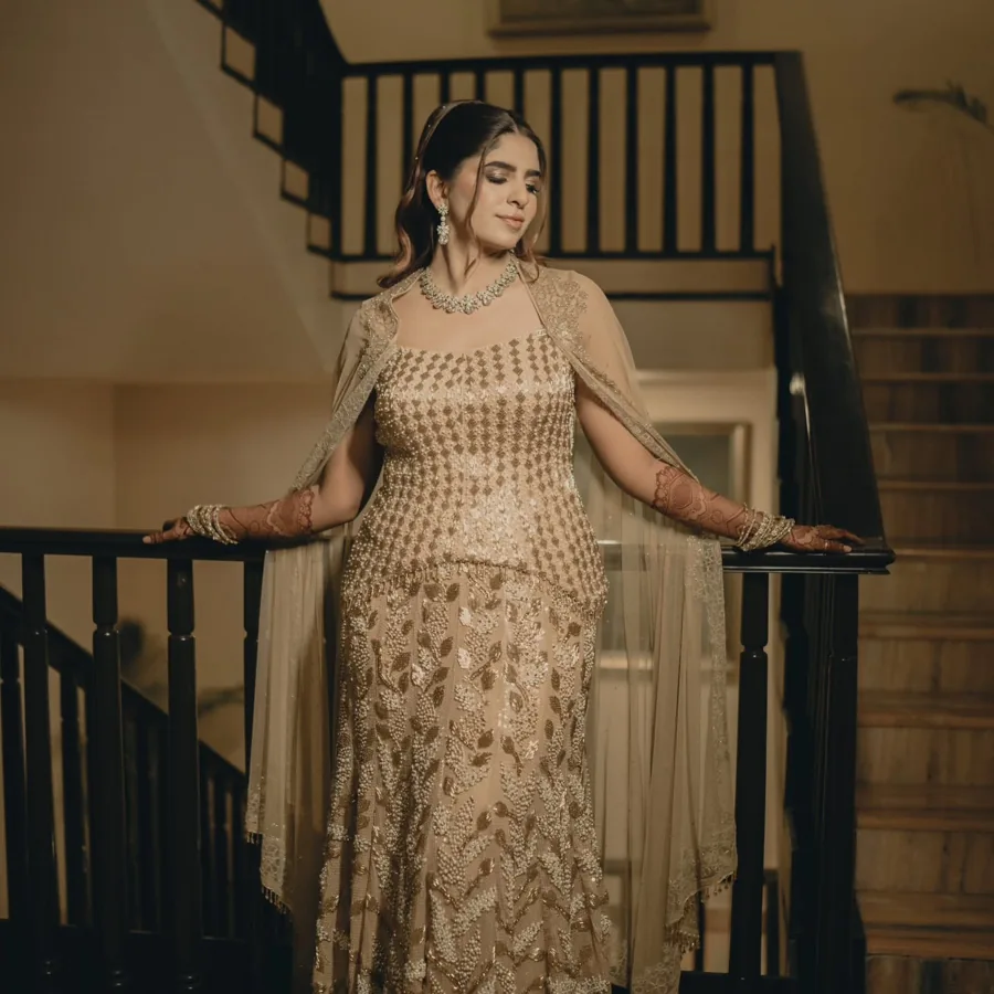 Sangeet makeup — portrait 2